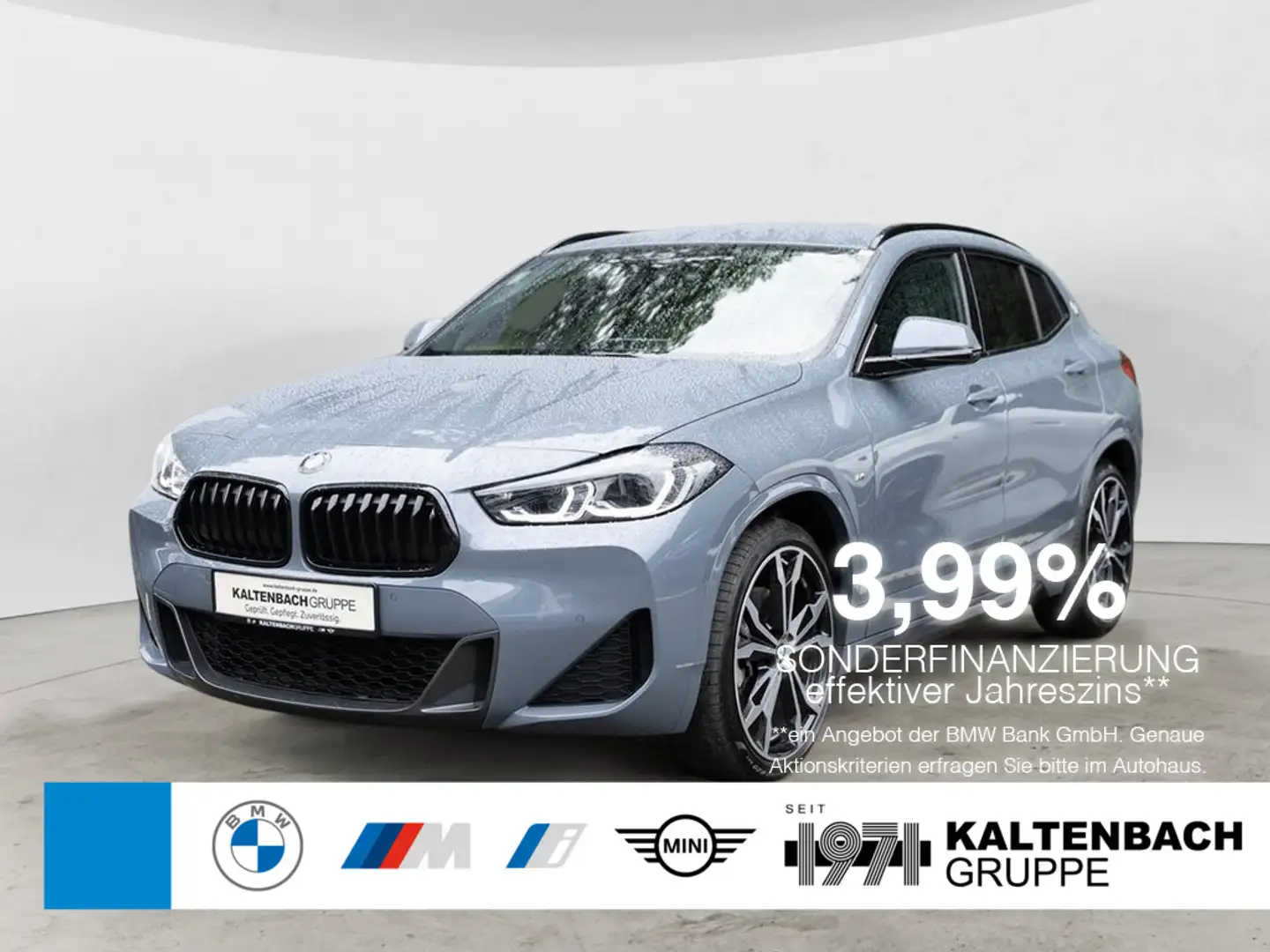 BMW X2 xDrive 20d M-Sport AHK HUD LED ACC W-LAN Grau - 1