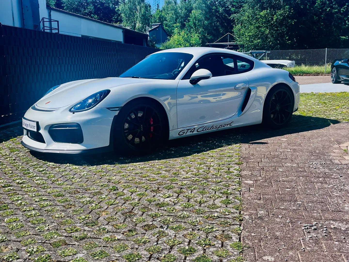 Porsche Cayman GT4*1.Hd*Dt.Fzg*Approved*Klappe*Sammler*Navi* Blanc - 2