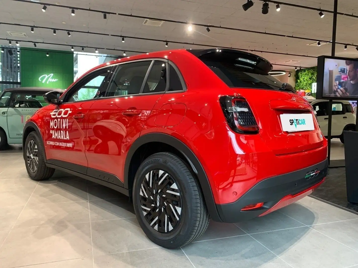 Fiat 600 Elettrica 156cv Red Roşu - 2