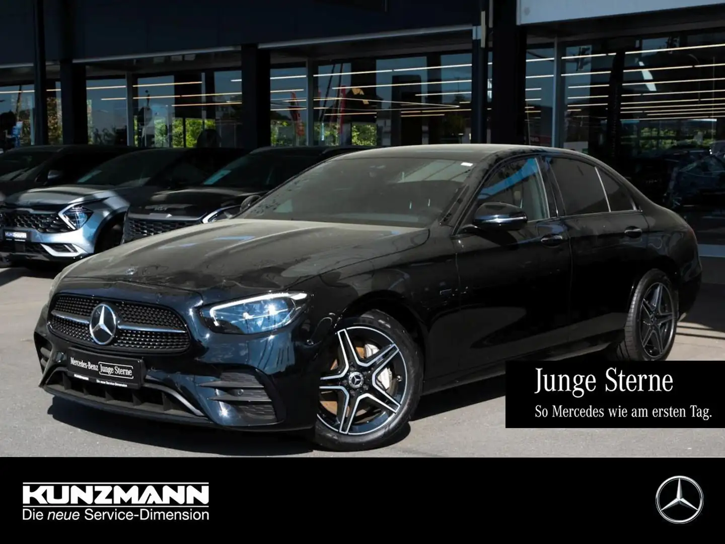 Mercedes-Benz E 300 e 4M AMG Night Exclusive MBUX Navi Kamera Schwarz - 1