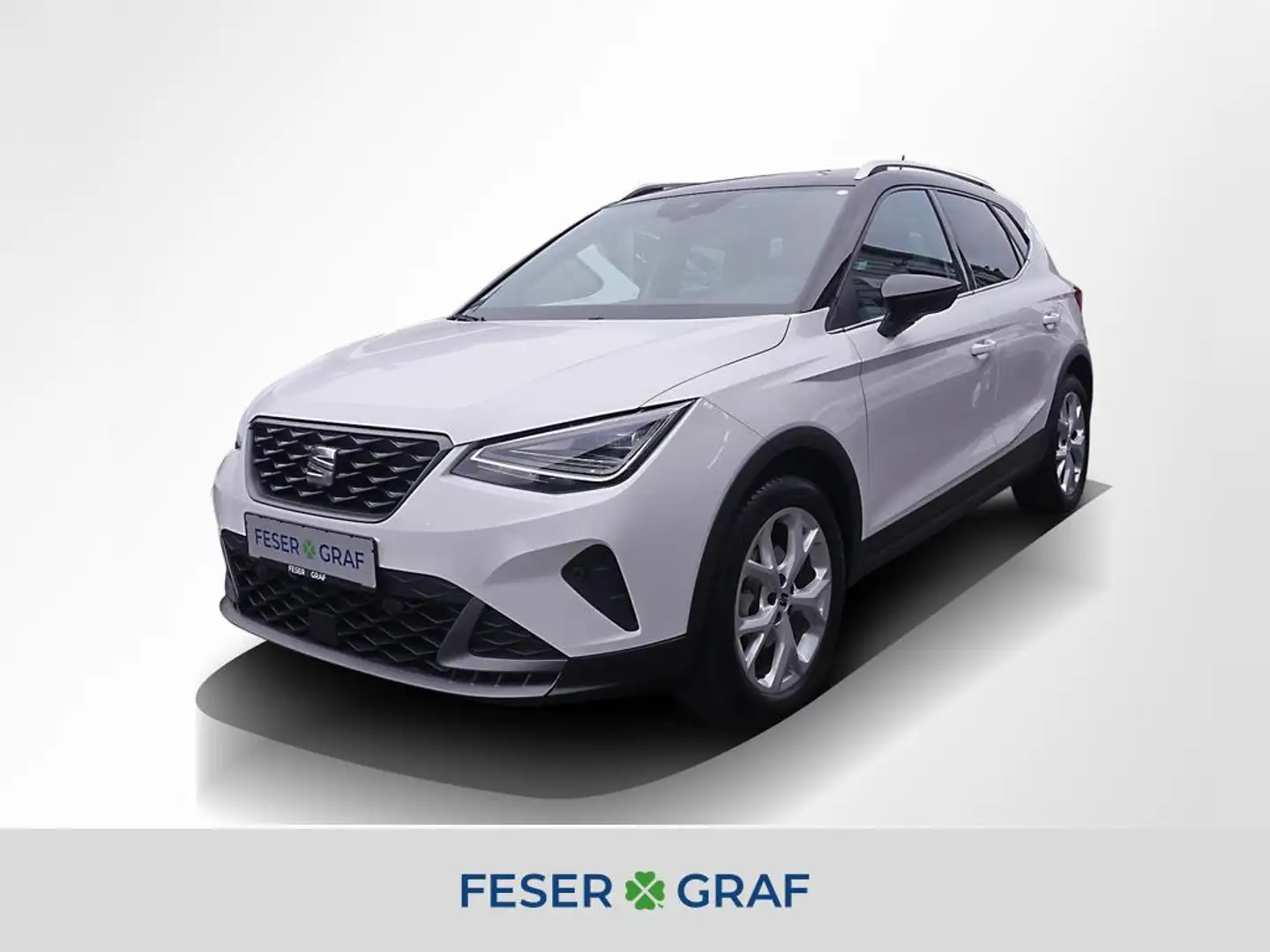 SEAT Arona 1.0 TSI FR DSG ACC AHK Navi RüKa Sitzh. Weiß - 1