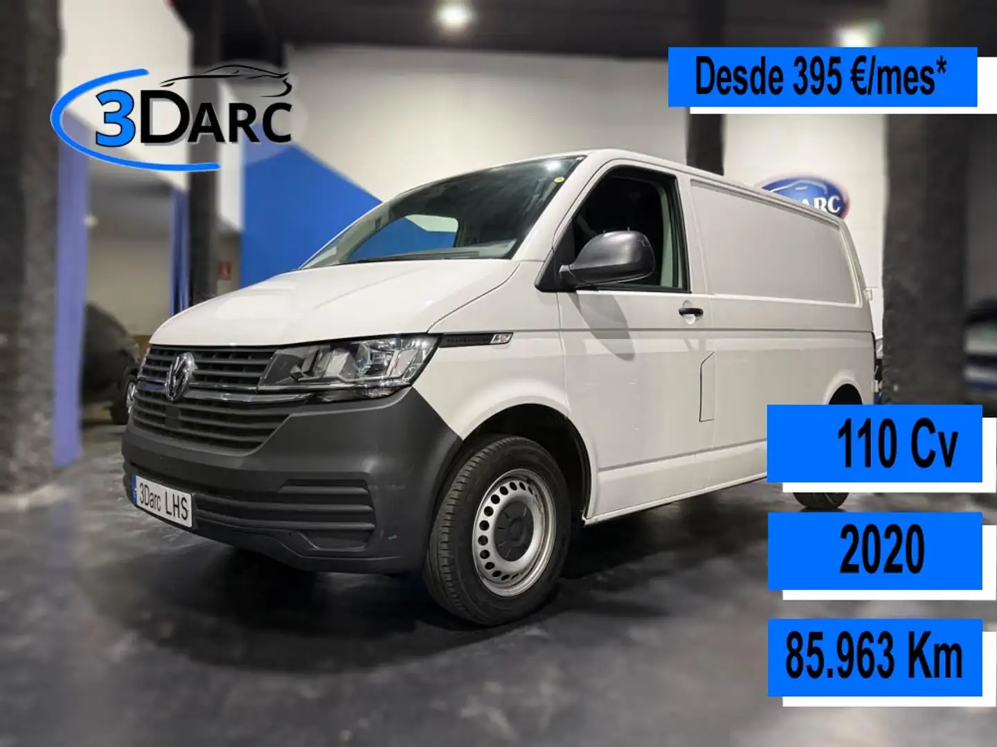 Volkswagen Transporter Furgón 2.0TDI BMT 81kW Blanco - 1