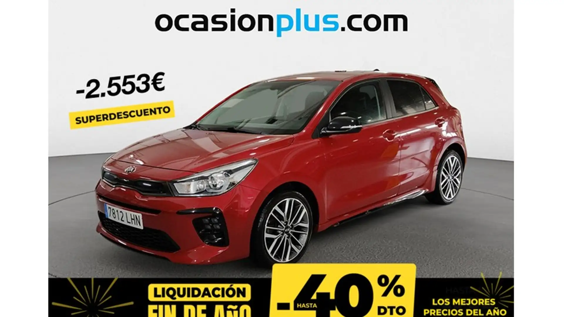 Kia Rio 1.0 T-GDi Eco-Dynamics GT Line 100 Rouge - 1