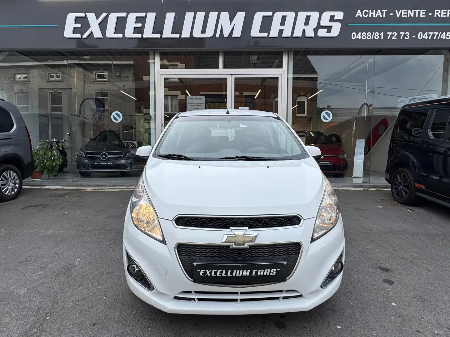 Chevrolet Spark 1.0i LT Airco 5 Porte S-Cuir Garantie 1 ans Eur5B Blanc - 2