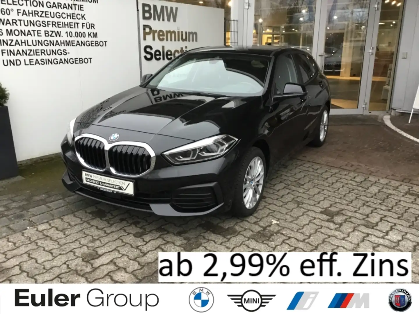 BMW 118 i Advantage+Comfort 17'' LCProf LenkHzg Sonnenschu Negro - 1