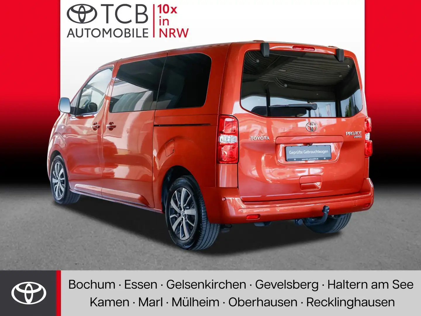 Toyota Proace VERSO 1.5 D-4D L1 TEAM D AHK/NAVI/HEADUP Naranja - 2