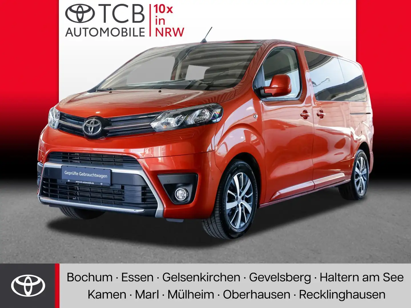 Toyota Proace VERSO 1.5 D-4D L1 TEAM D AHK/NAVI/HEADUP Naranja - 1