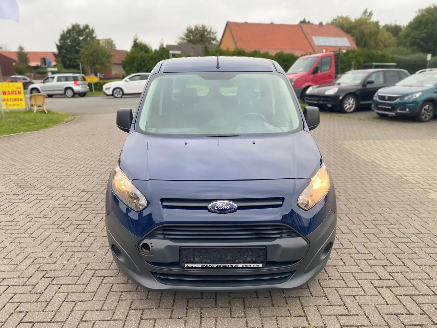 Ford Transit Connect Kombi lang 1.Hand 5Sitzer Blau - 2