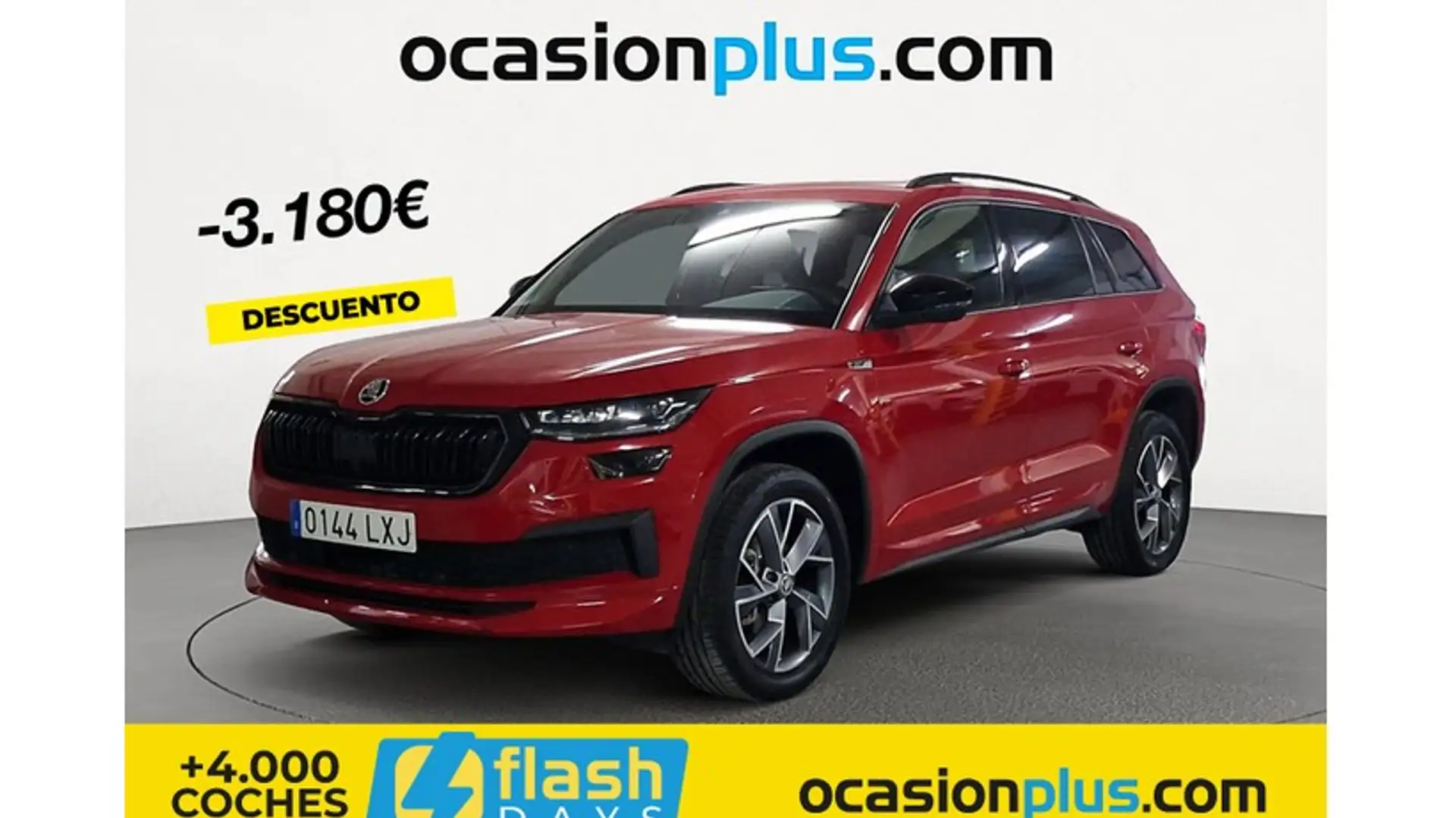 Skoda Kodiaq 2.0TDI AB tech Sportline 4x2 DSG 110kW Rojo - 1