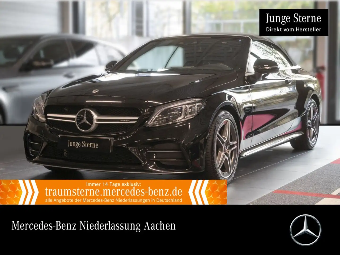 Mercedes-Benz C 43 AMG C 43 Cabrio 4M AMG+360+MULTIBEAM+FAHRASS+BURMESTER Schwarz - 1