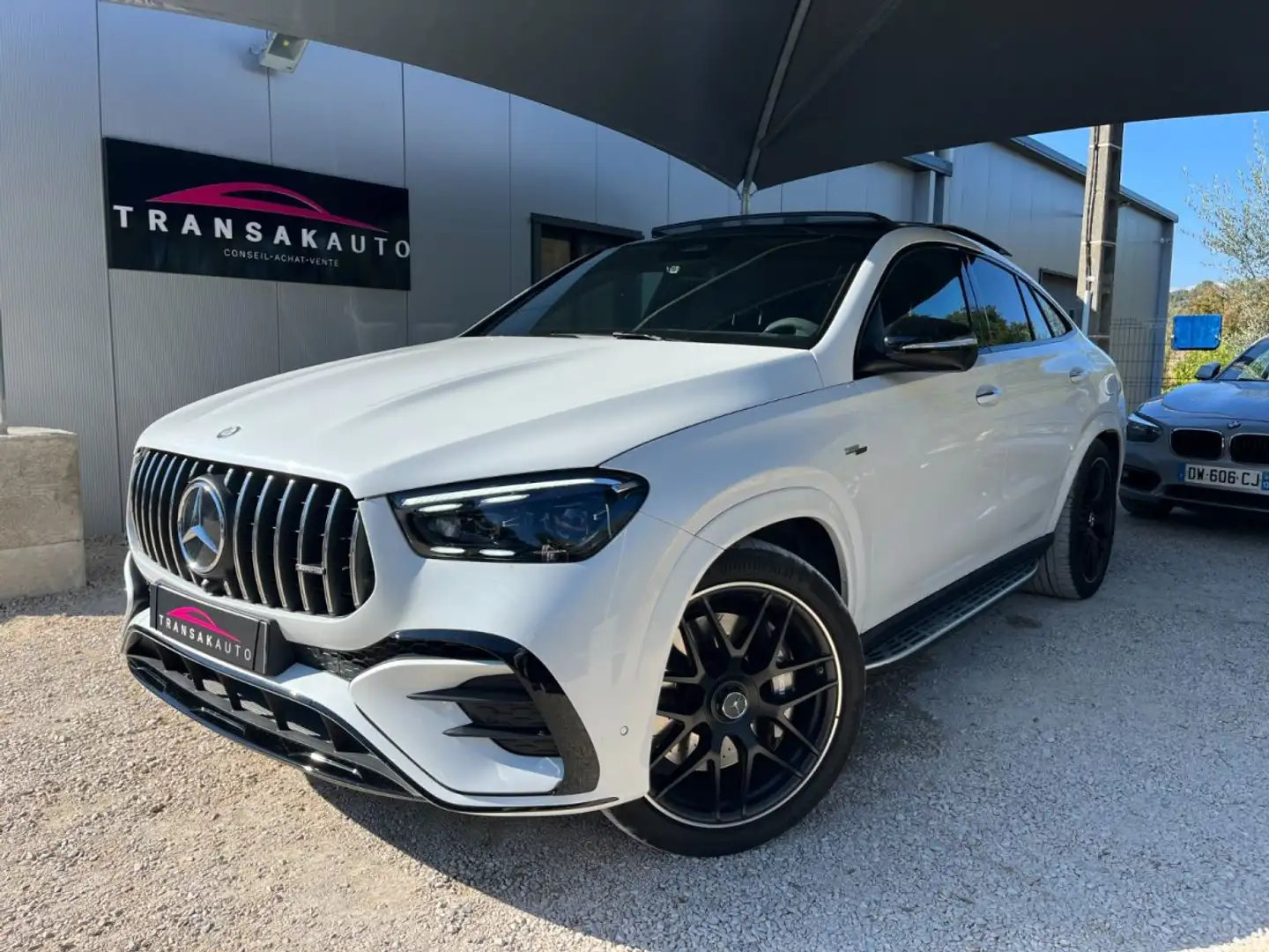 Mercedes-Benz GLE 53 AMG Classe Coupé 53 AMG 3.0 Ti 24V 544 EQ Power 4MATIC%2B 9G-TRONIC 449 cv Boite auto AMG / 1 ère Main/ Toit Ouvrant Blanc - 1