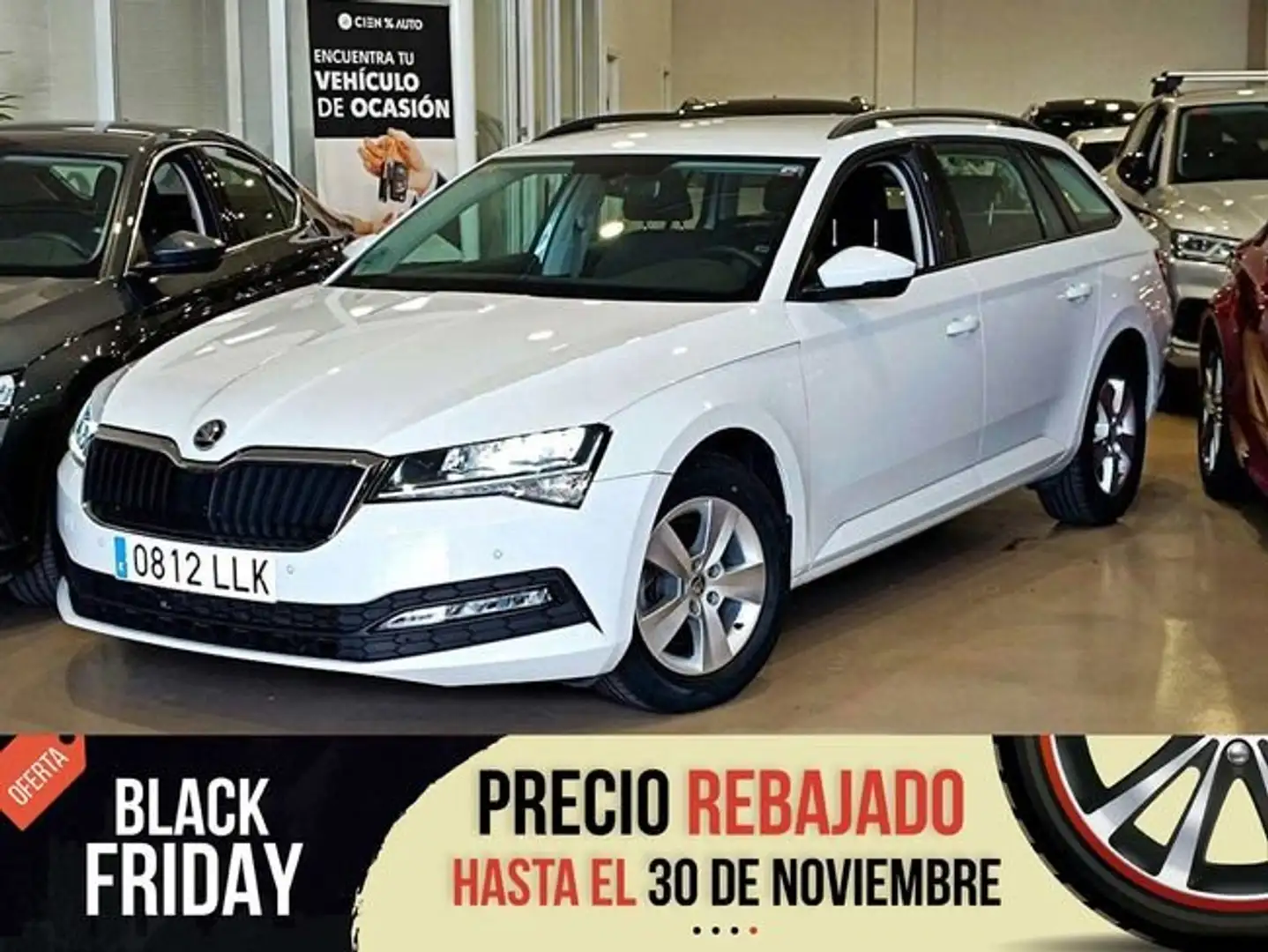 Skoda Superb Combi 2.0TDI Active DSG 90kW Weiß - 1