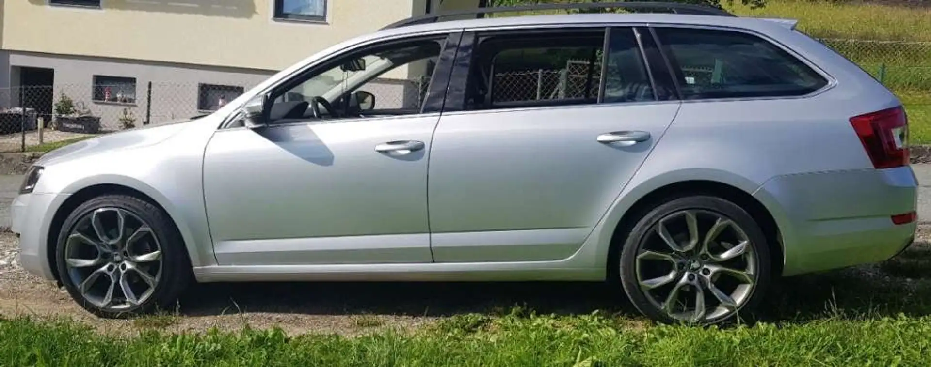 Skoda Octavia Octavia Combi 2,0 Elegance TDI 4x4 Green tec Argintiu - 1