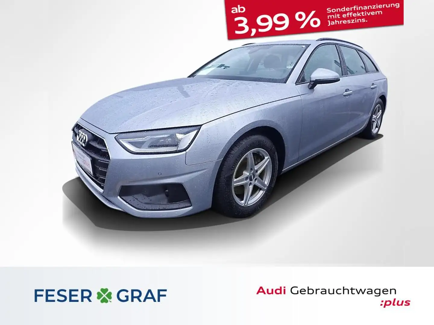 Audi A4 Avant 35 TFSI S tronic LED Navi PDC plus SHZ Argent - 1