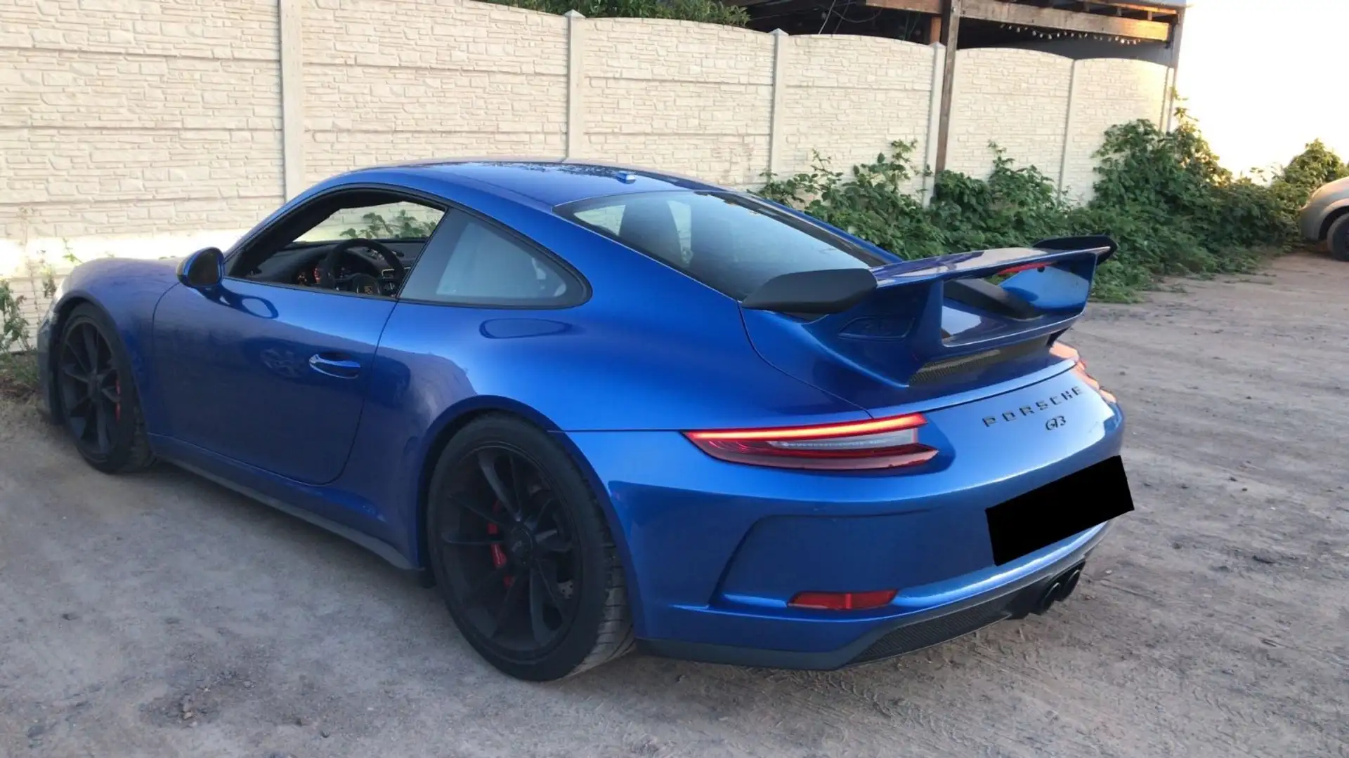 Porsche 991 GT3 PDK SCHECKHEFT UNFALLFREI 111-PUNKTE Blue - 1