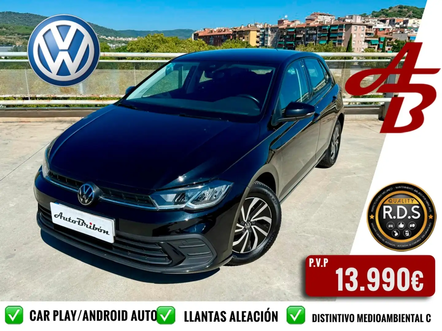 Volkswagen Polo 1.0 TSI 70kW Negro - 1