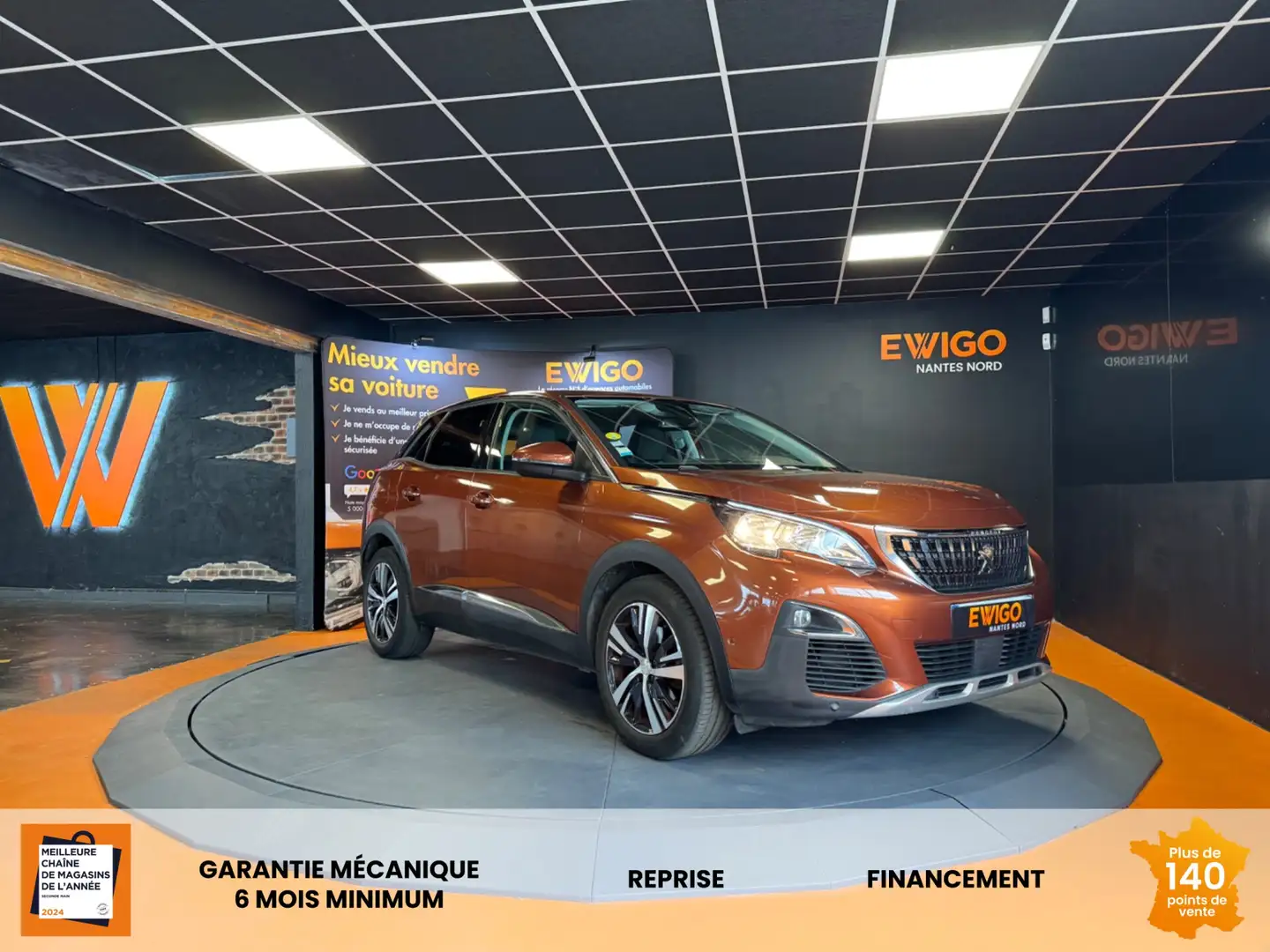 Peugeot 3008 1.6 BLUEHDI 120 ALLURE EAT BVA // 3E MAIN // CARPL - 1