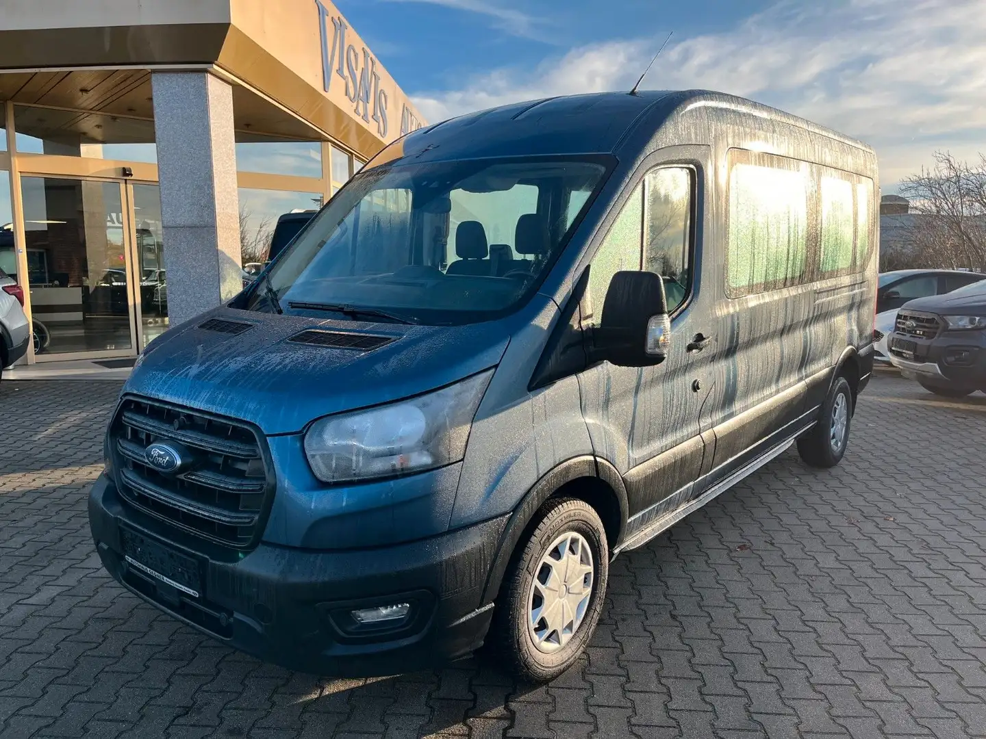Ford Transit Kombi 350 L3H2 Trend 2x Klima Bleu - 1