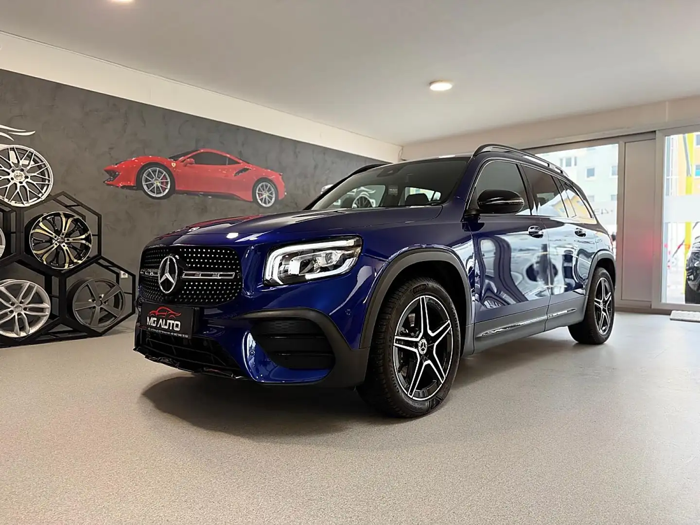 Mercedes-Benz GLB 200 d 4MATIC Aut. *AMG-LINE*AHK*RFK*TOP PREIS Blau - 1