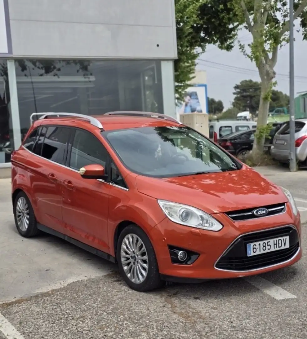 Ford Grand C-Max 1.6TDCi Titanium Rouge - 1