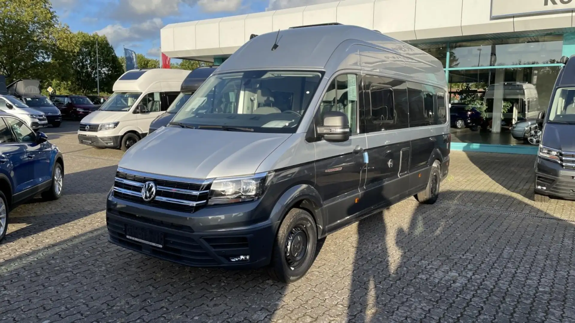 Volkswagen Crafter Grand California 680 Solar Navi Markise Klima Argent - 1