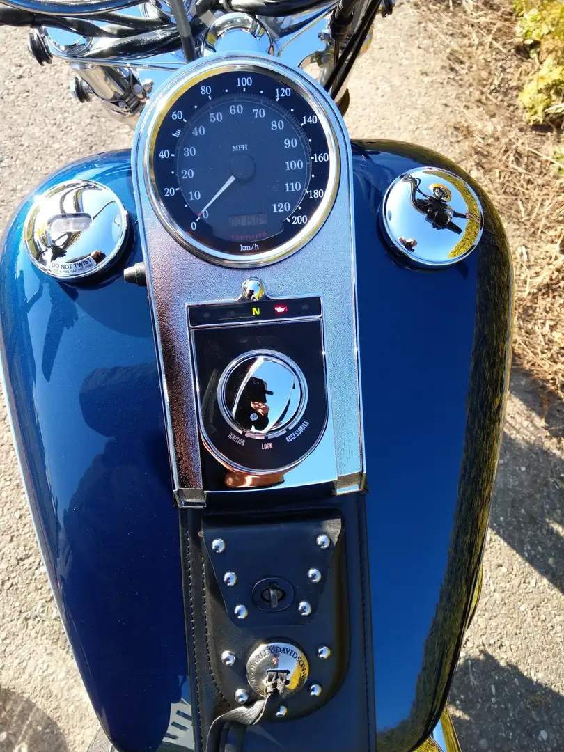 Harley-Davidson FXD Modrá - 2