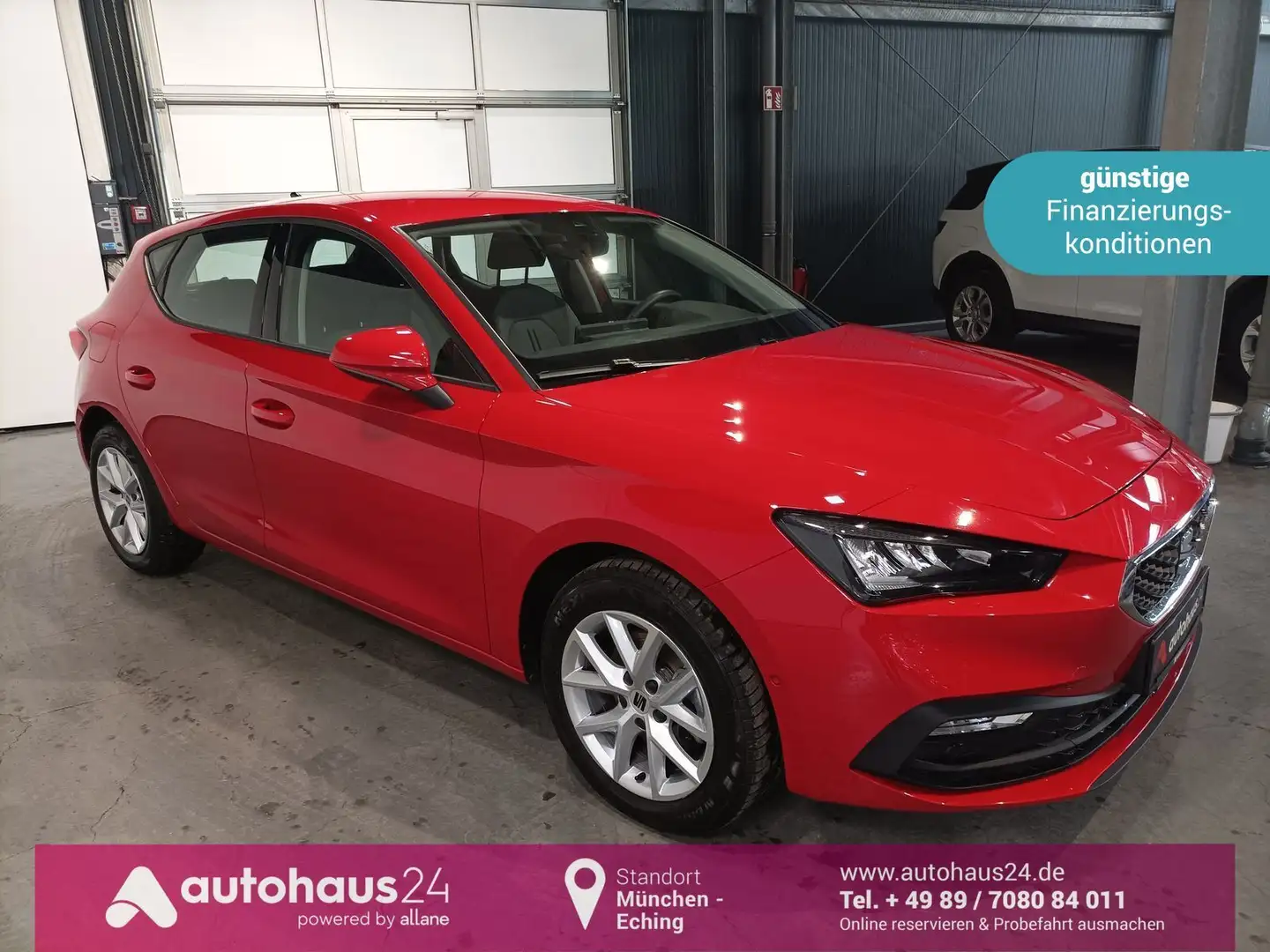 SEAT Leon 1.0 eTSI Style ParkPilot|Kamera|Tempomat Rot - 1