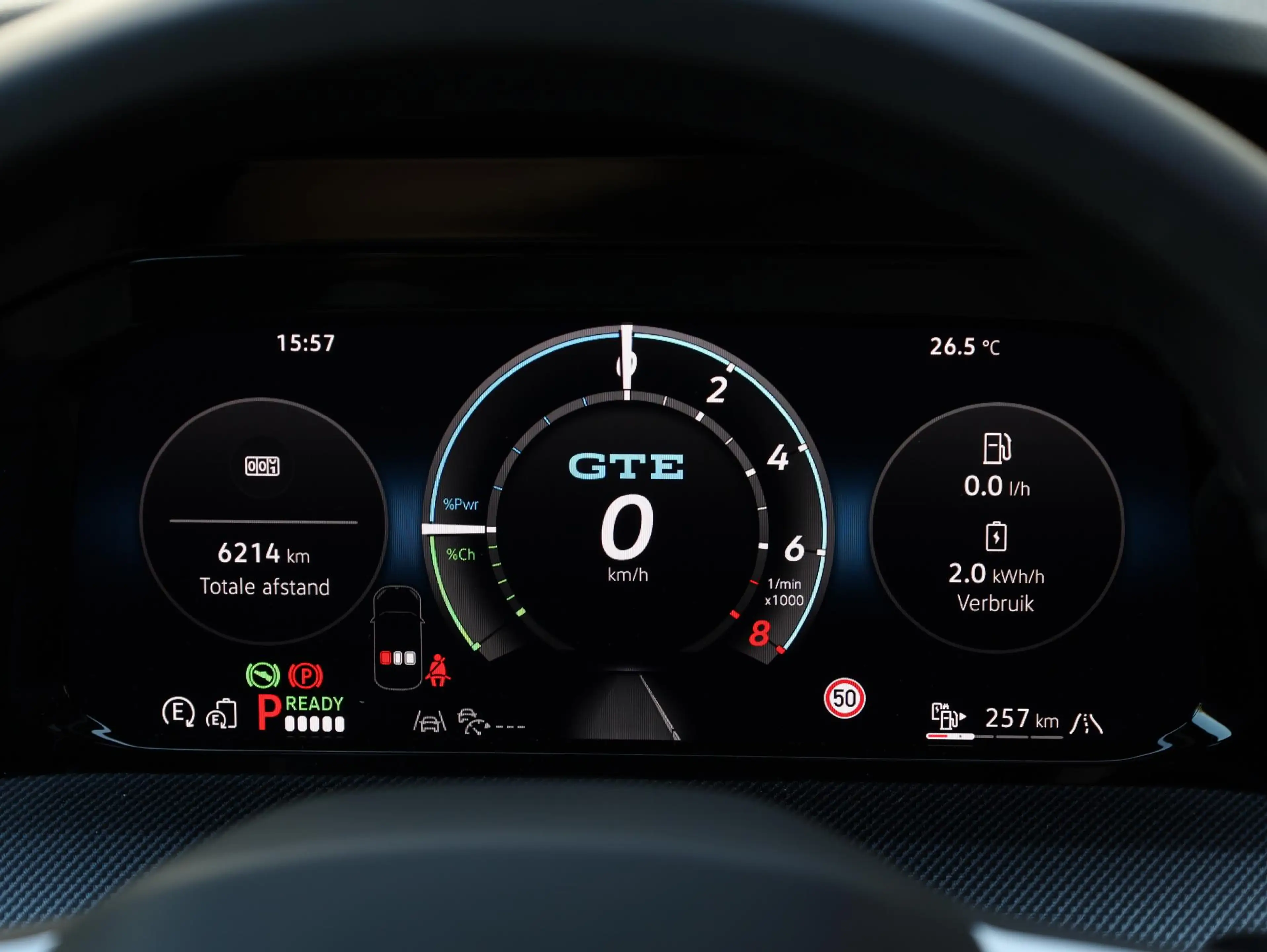 Volkswagen Golf GTE 1.5 eHybrid 272PK | Panodak | Leer | 19"Inch | Bla — photo 12