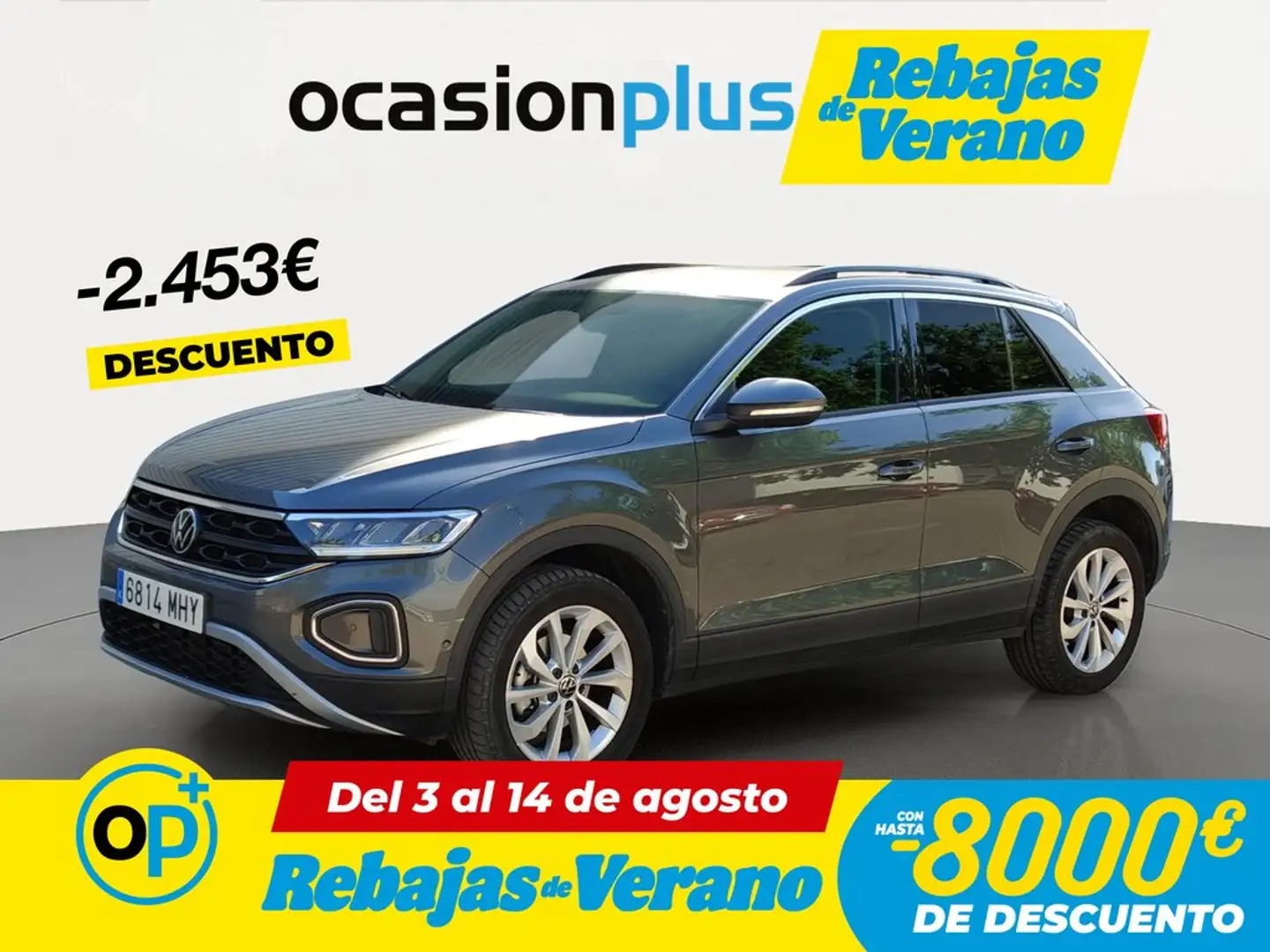 Volkswagen T-Roc 1.5 TSI Life 110KW Gris - 1