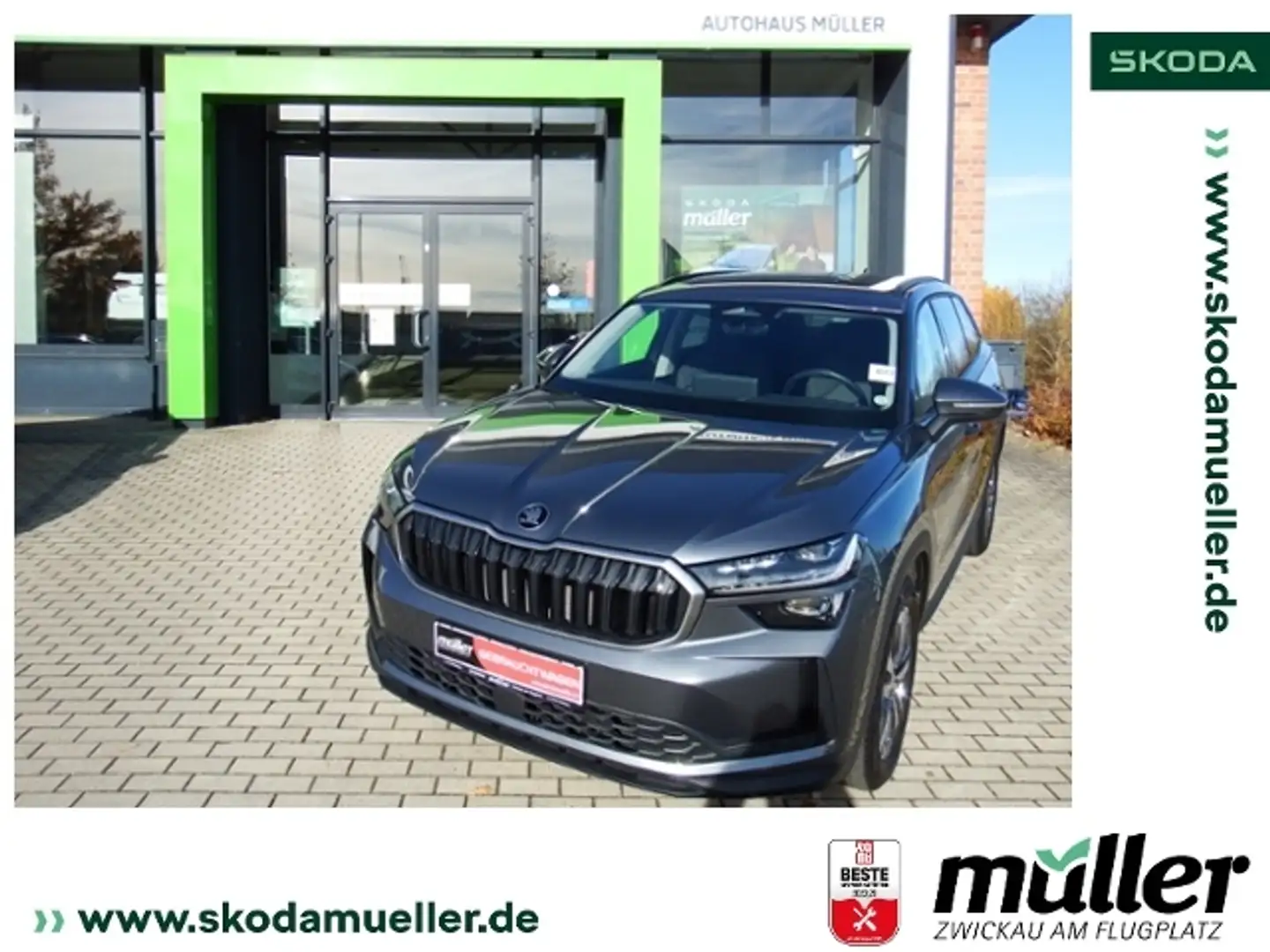 Skoda Kodiaq Selection 1.5 TSI mHEV 110kW Matrix pACC Grigio - 1
