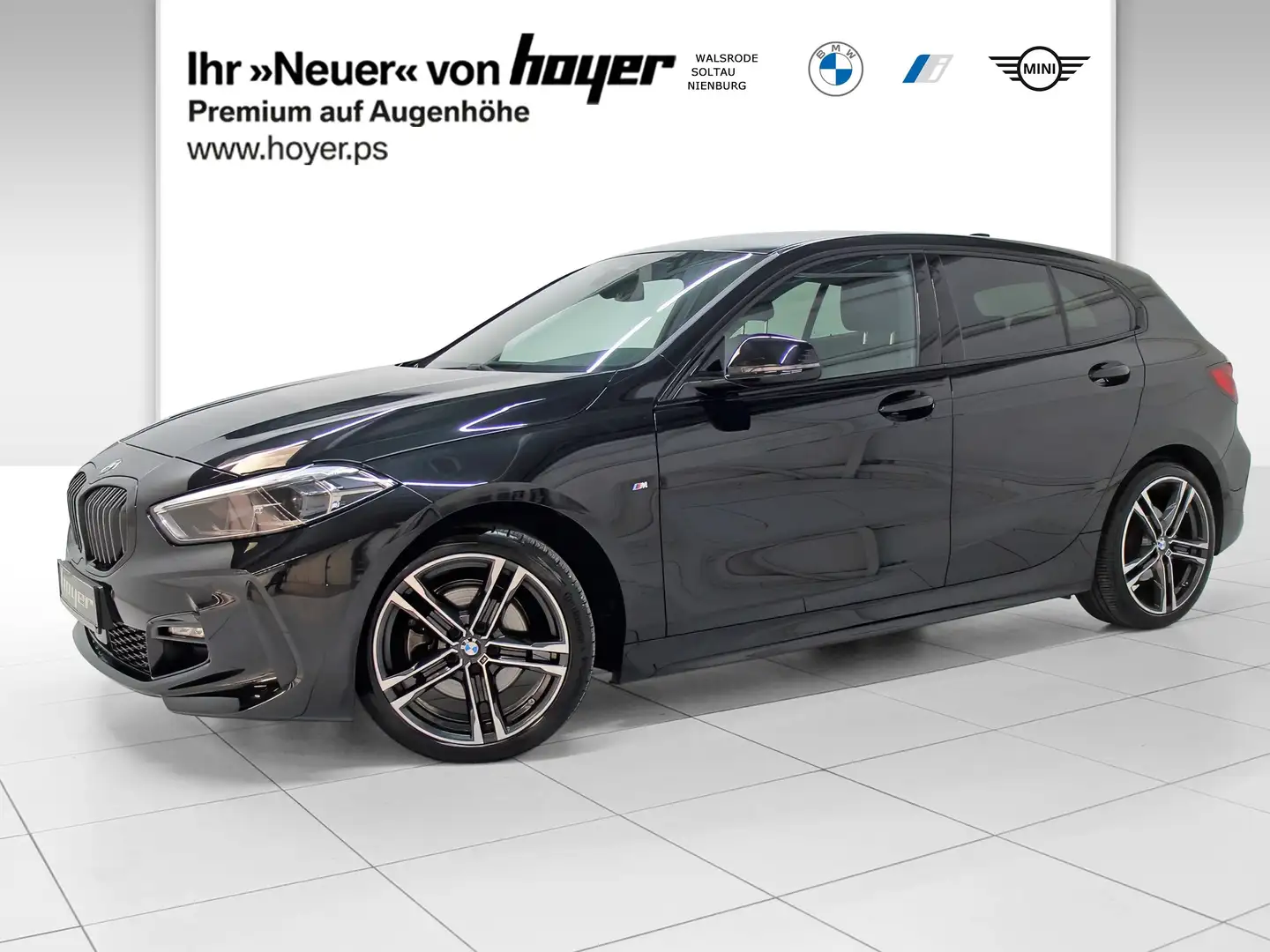 BMW 118 i Hatch M Sport HiFi DAB LED WLAN Tempomat Negro - 1