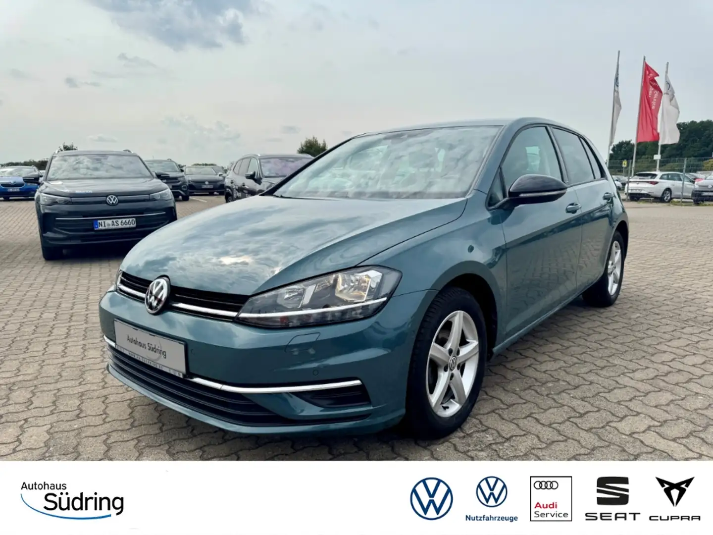 Volkswagen Golf VII 1,0 TSI IQ Drive Navi ACC AppConnect Bleu - 1