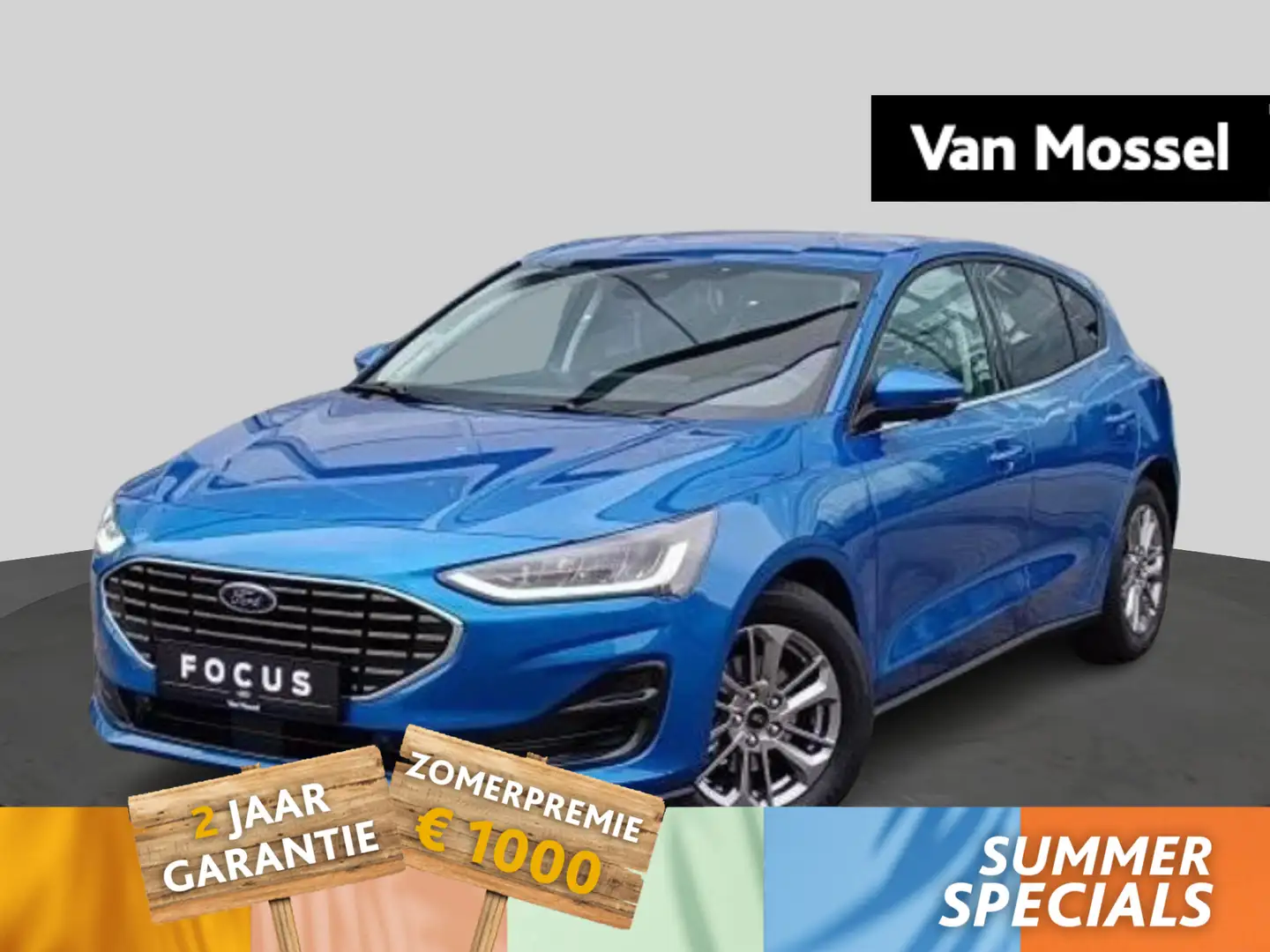 Ford Focus Titanium X - Sync 4 - WirelessCarplay - Winterpack Bleu - 1