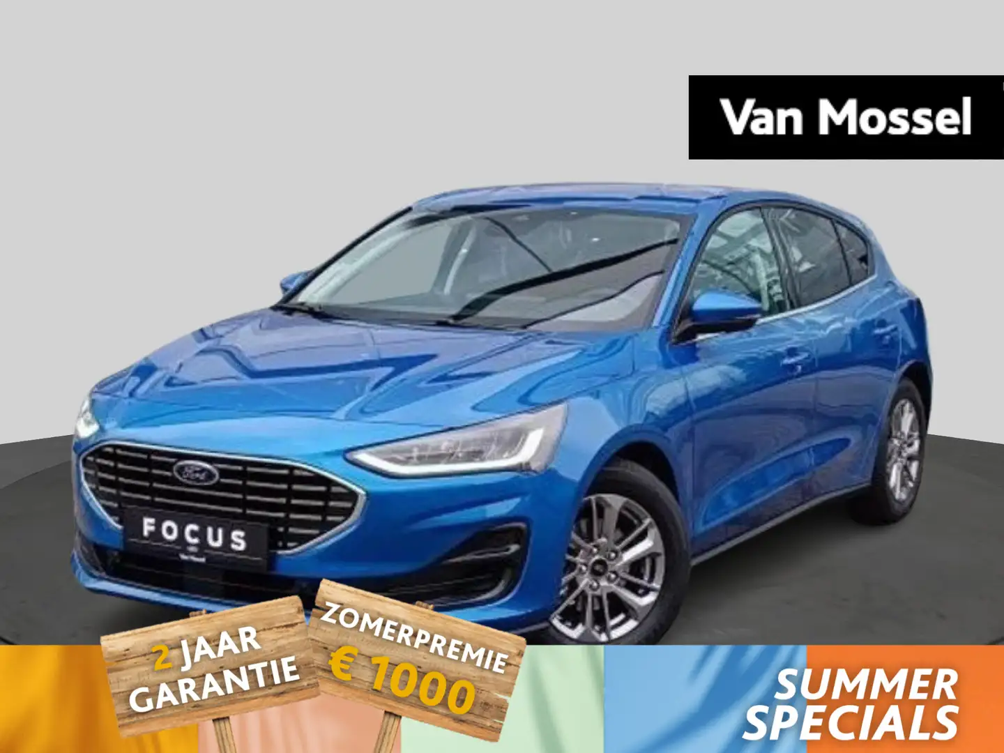 Ford Focus Titanium X - Sync 4 - WirelessCarplay - Winterpack Bleu - 1