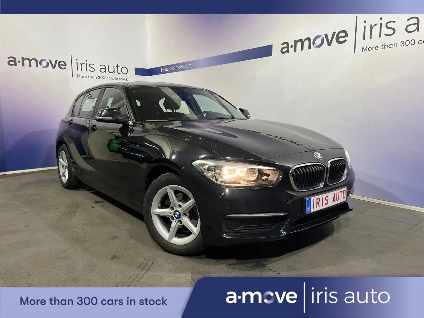 BMW 116 D BOITE AUTO | CAPTEUR AV/AR | NAVIGATION Noir - 1