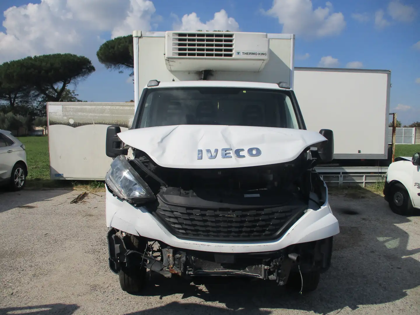 Iveco Daily 35C16 3000 160CV E6 FRIGO FRCX 06/2027 *SINISTRATO Blanc - 2