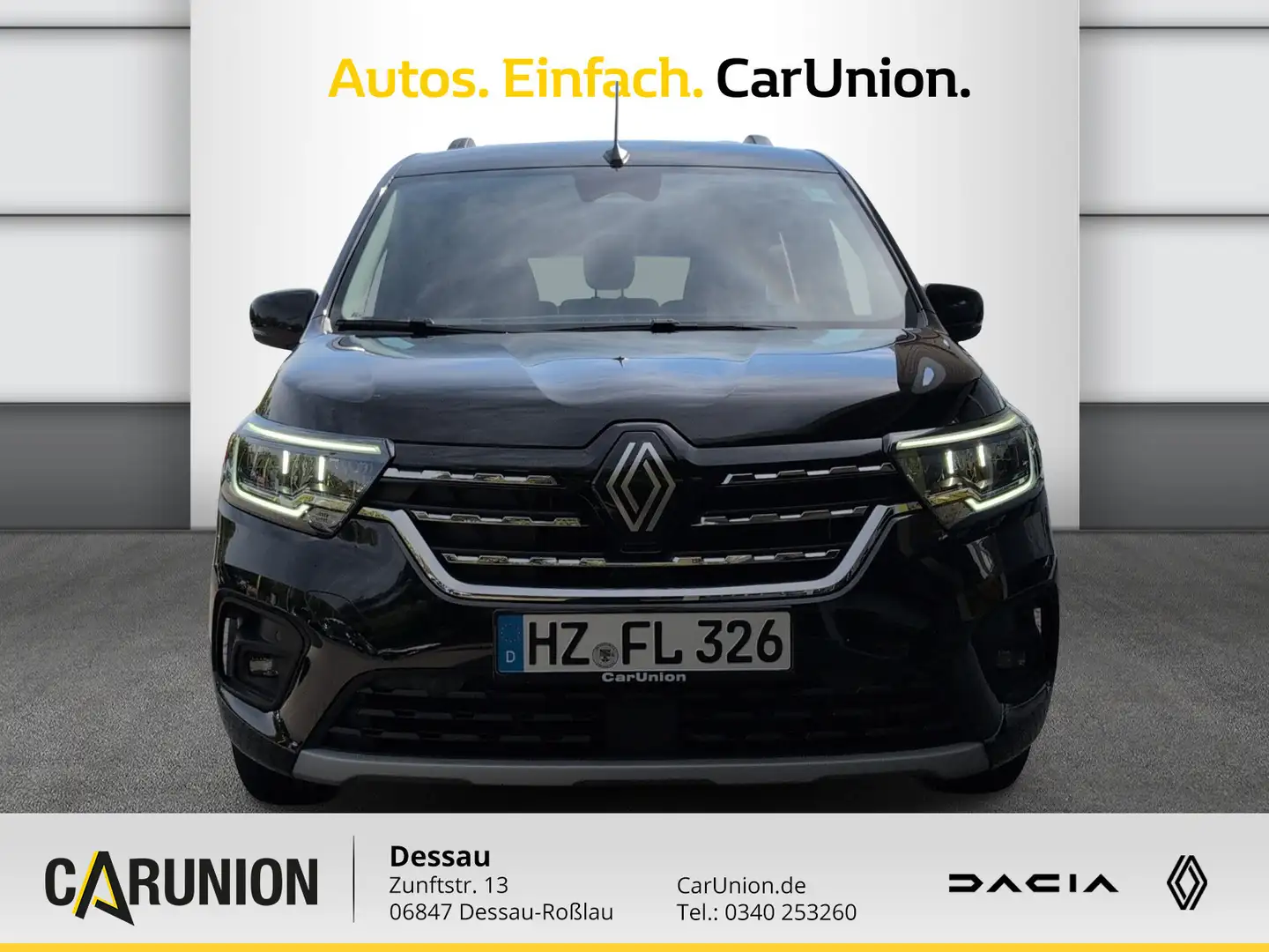 Renault Kangoo PKW GRAND TECHNO TCe 130 EDC Schwarz - 2