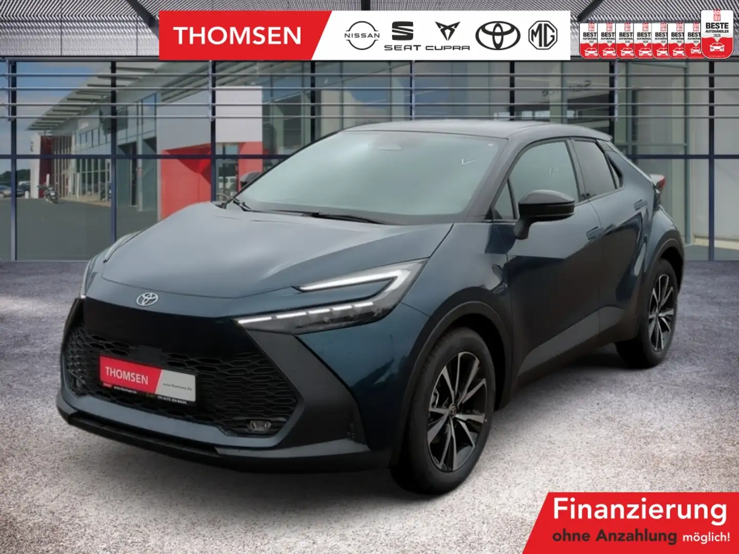 Toyota C-HR Team D LED, DAB, SHZ, ACC, RFK, NS, NAVI Azul - 1