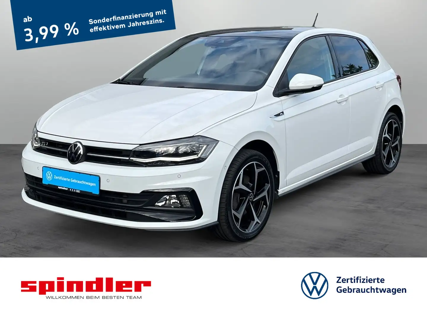 Volkswagen Polo Highline R-Line 1.0 TSI DSG/ LED, ACC, Pano Weiß - 1
