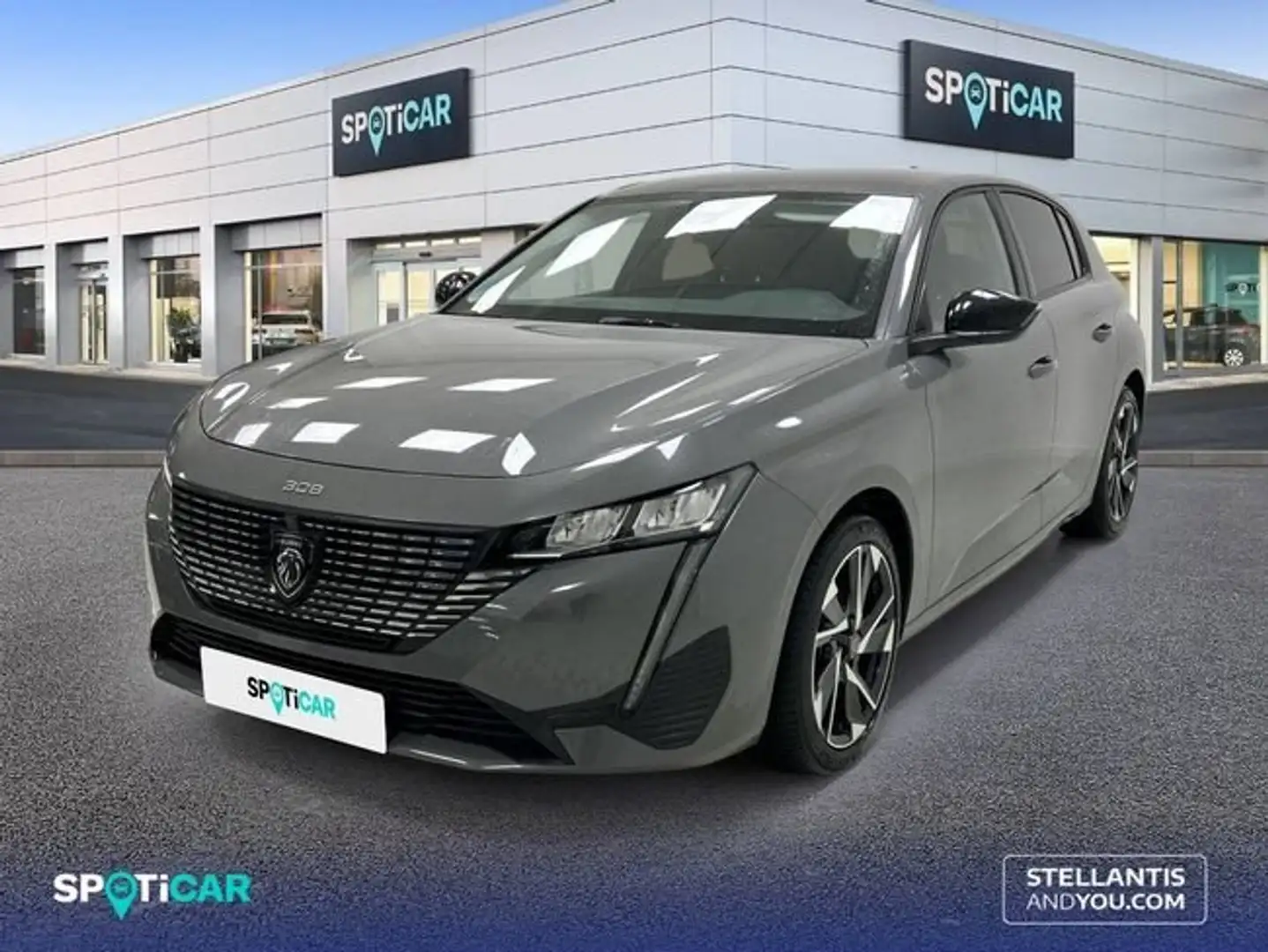 Peugeot 308 1.2 PureTech S&S Allure 130 Gris - 1