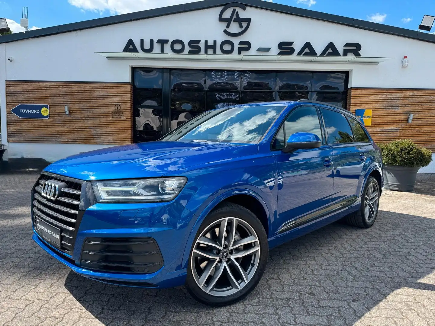 Audi Q7 3.0 TDI quattro S-line 7 Sitze/virtual cockpi Blau - 1