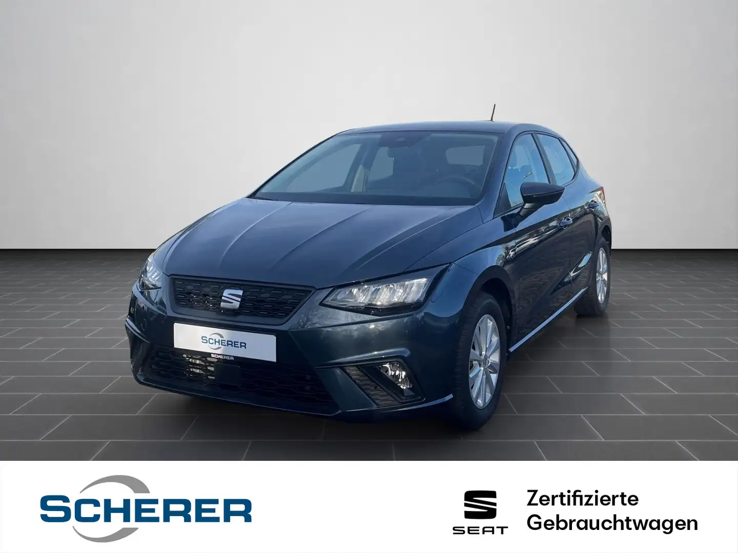 SEAT Ibiza 1.0 TSI Style Edition SHZ, PDC, Regensenso Grau - 1