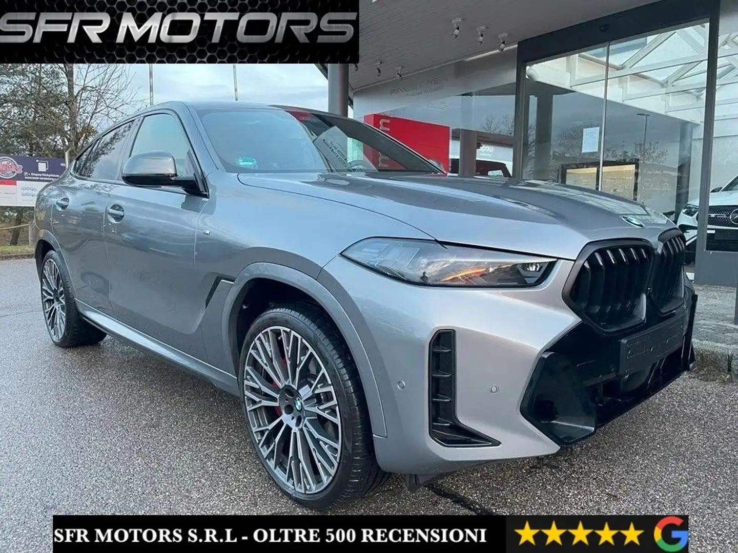 BMW X6 xdrive30d MSport auto *TETTO*IVA ESP.*H&K*22'* Grigio - 1