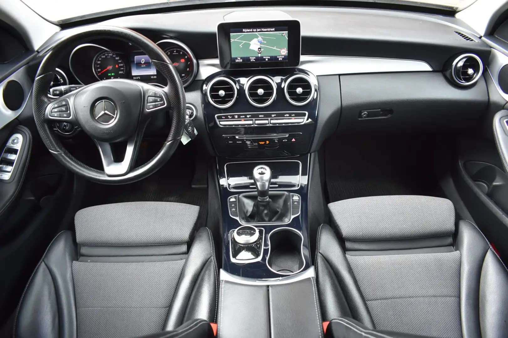 Mercedes-Benz C 180 Estate Lease Edition '16 LED Clima Navi Cruise Inr Negro - 2