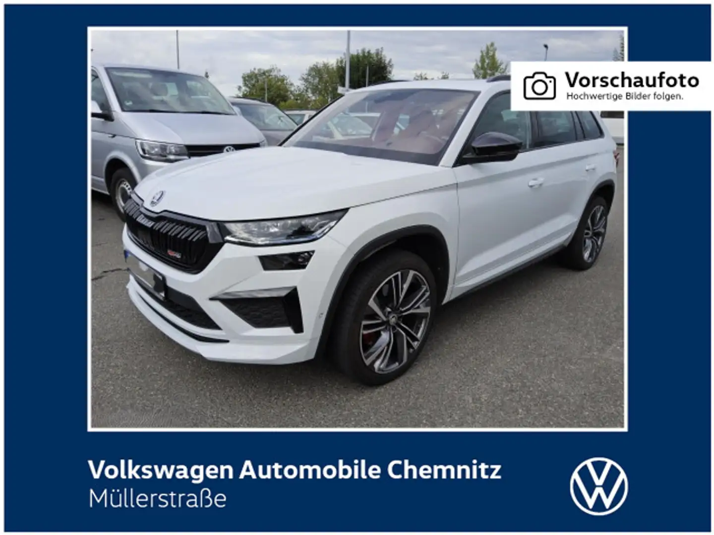 Skoda Kodiaq 2.0 TSI RS 4x4 OPF AHK Virtual Cockpit Weiß - 1