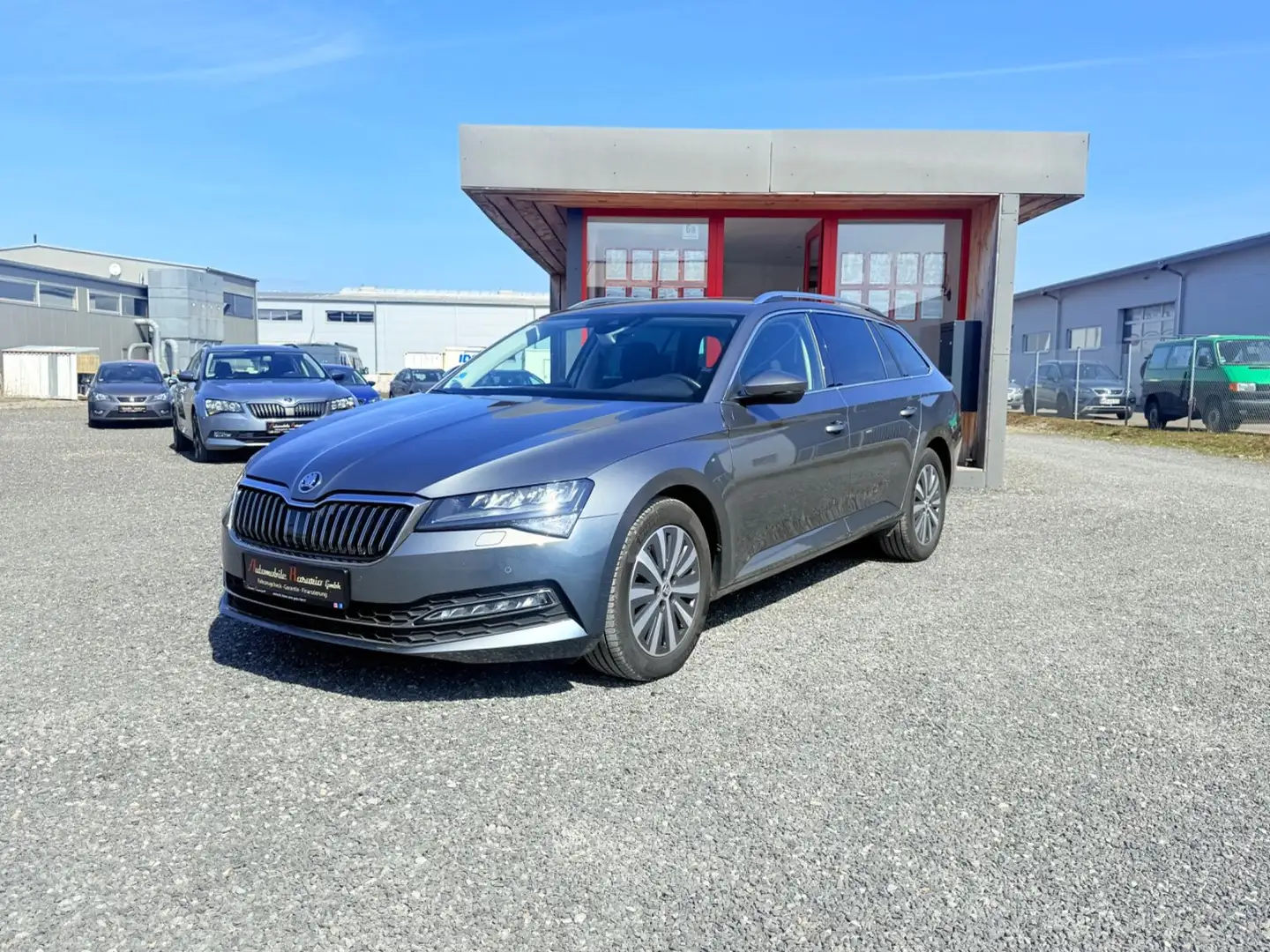 Skoda Superb Combi Matrix LED Spurhalte Vi.Co. Grijs - 1