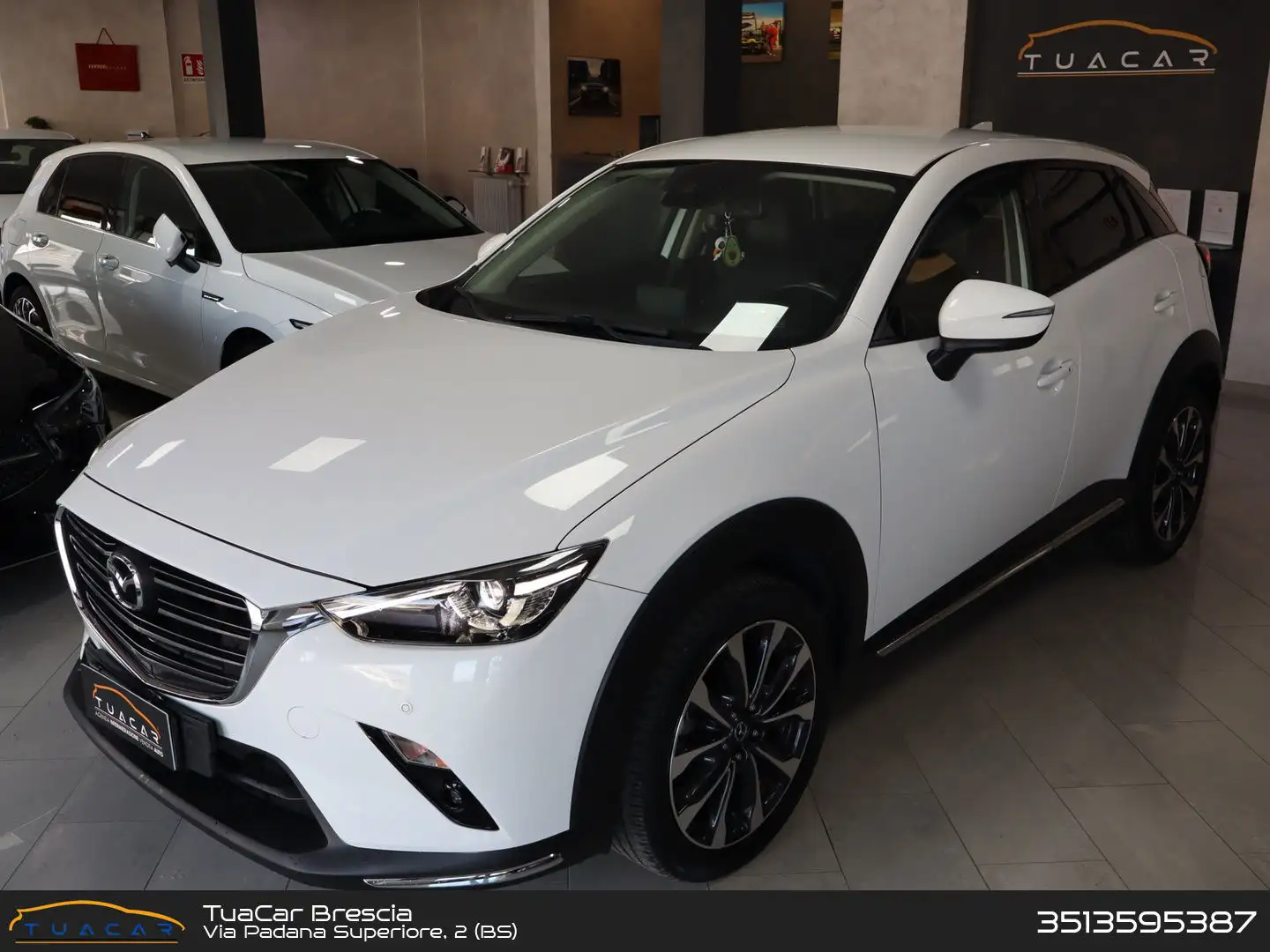 Mazda CX-3 Exceed 1.8 Skyactiv-D 115 Weiß - 1