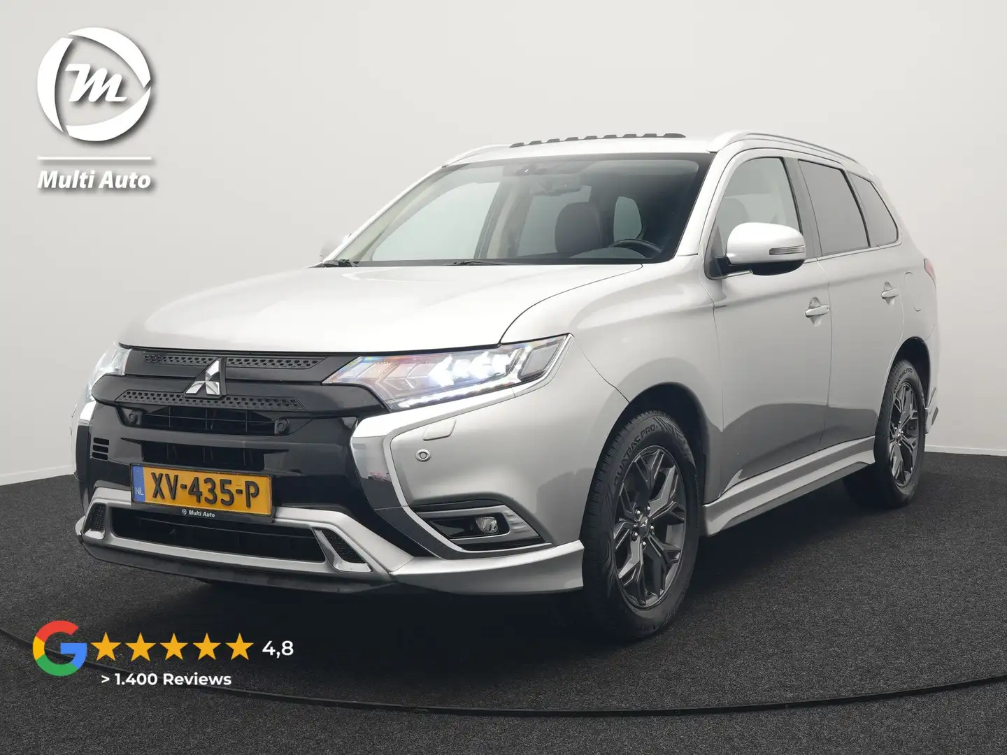 Mitsubishi Outlander 2.4 Intense+ Plug In Hybrid 225pk Dealer O.H. PHEV Grijs - 1