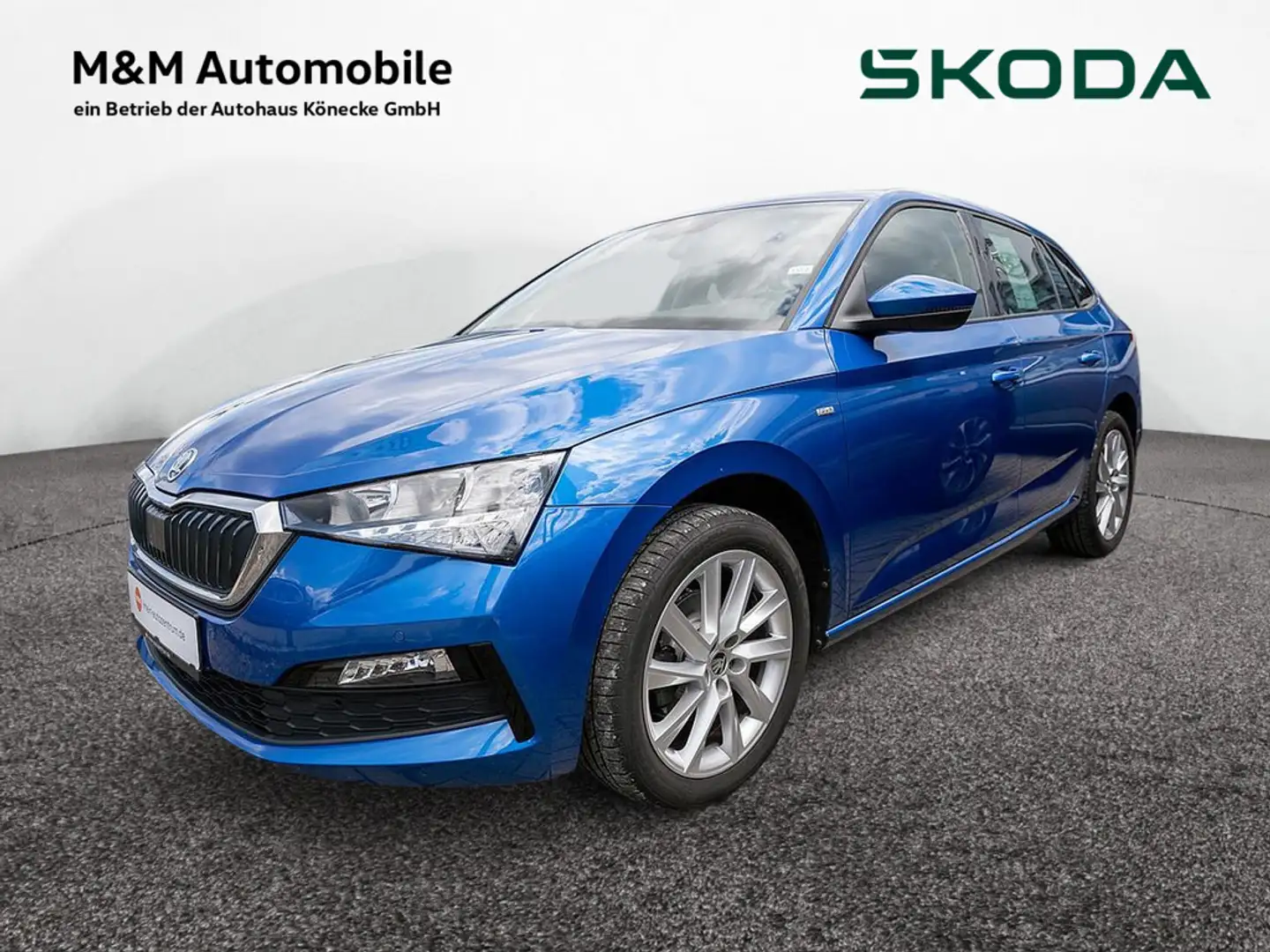 Skoda Scala 1.0 TSI Tour LED ALU LA GRA FSE KLIMA Blauw - 1
