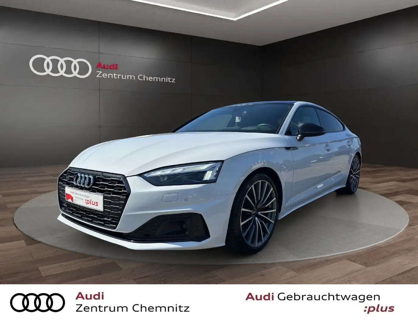 Audi A5 Sportback 40 TFSI S tr. qu. LASER+PANO+B&O Blanc - 1